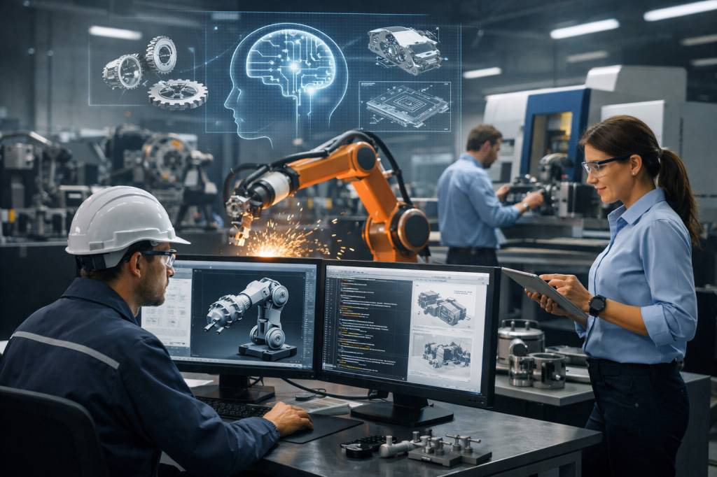 Intelligence artificielle générative : impacts sur la conception, l’ingénierie et la documentation technique dans l’industrie manufacturière