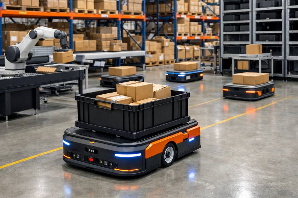 Robot logistique : comment choisir un robot logistique pour automatiser la préparation de commandes et optimiser son entrepôt